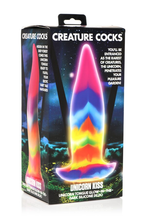 Glow-in-the-dark Unicorn Tongue Dildo - Afbeelding 6