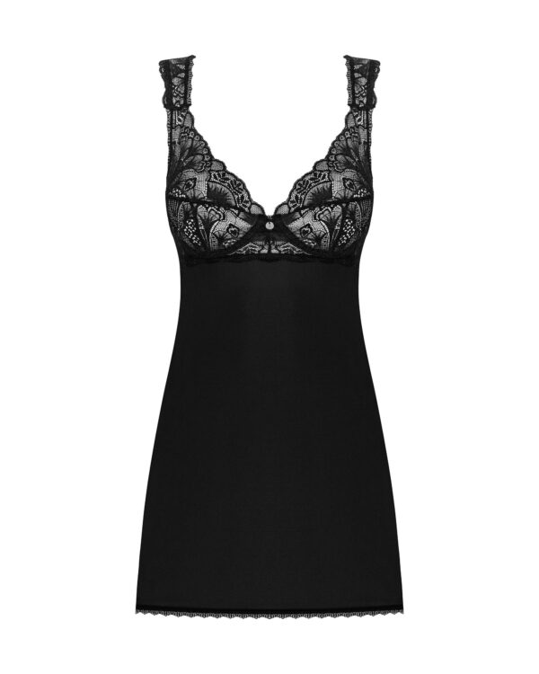 Donna Dream Kanten Babydoll - Black - Afbeelding 6