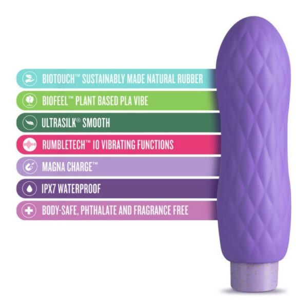 Gaia Eco Bliss Vibrator - Lila - Afbeelding 8