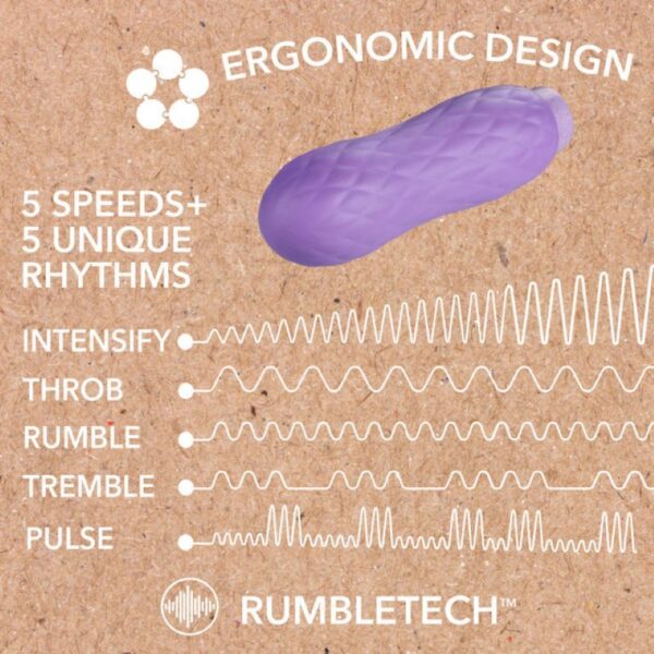 Gaia Eco Bliss Vibrator - Lila - Afbeelding 6