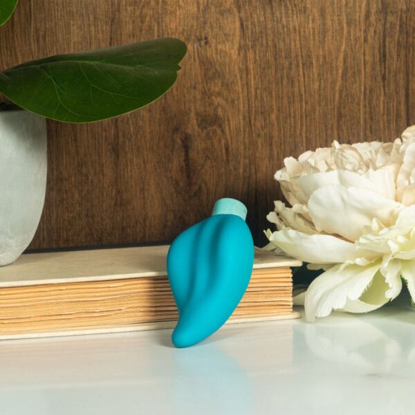 Gaia Eco Caress Vibrator - Aqua - Afbeelding 4