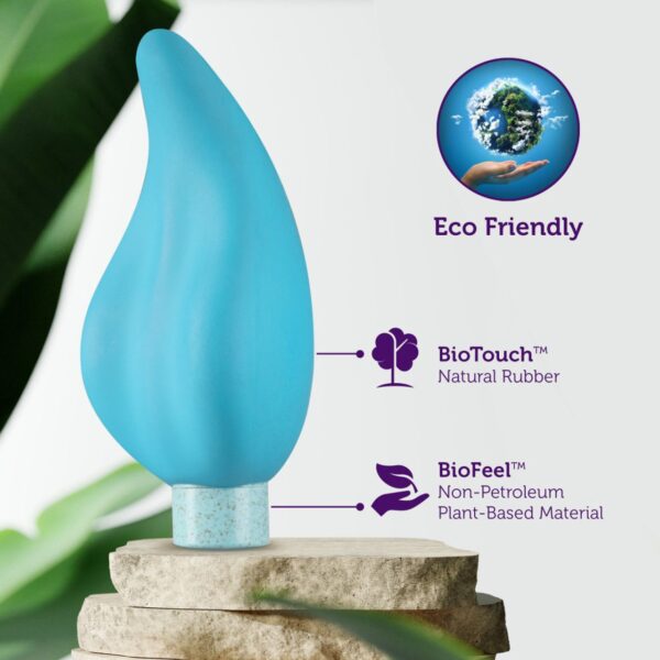 Gaia Eco Caress Vibrator - Aqua - Afbeelding 6
