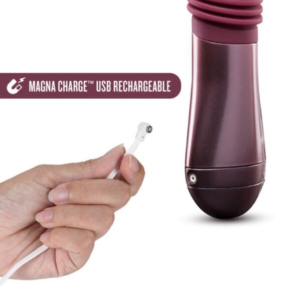 Temptasia - Trixie Stotende Dildo - Wijnrood - Afbeelding 6