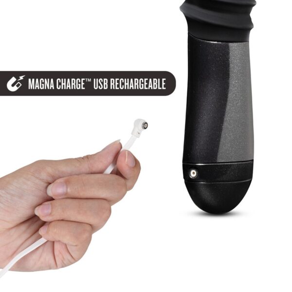 Temptasia - Lazarus Stotende Dildo - Zwart - Afbeelding 6