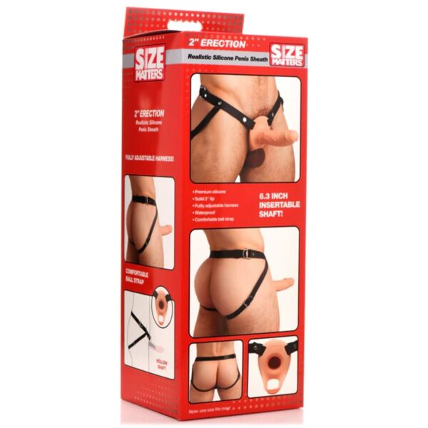 Realistische Siliconen Penis Sleeve - Afbeelding 4