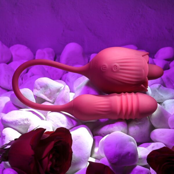 Evolved - Wild Rose Tong Vibrator - Rood - Afbeelding 3