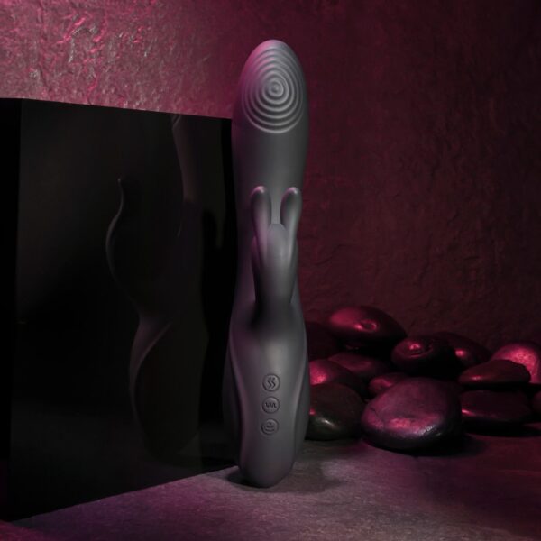 Evolved - Rabbit Hole Vibrator - Zwart - Afbeelding 3