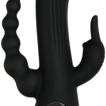 Evolved - Trifecta Rabbit Vibrator - Zwart