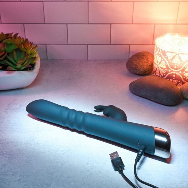 Evolved - Rapid Rabbit Stotende Vibrator - Zwart - Afbeelding 3