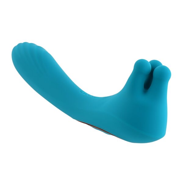 Evolved - Heads or Tails Vibrator - Blauw - Afbeelding 3