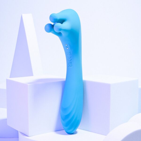 Evolved - Heads or Tails Vibrator - Blauw - Afbeelding 5