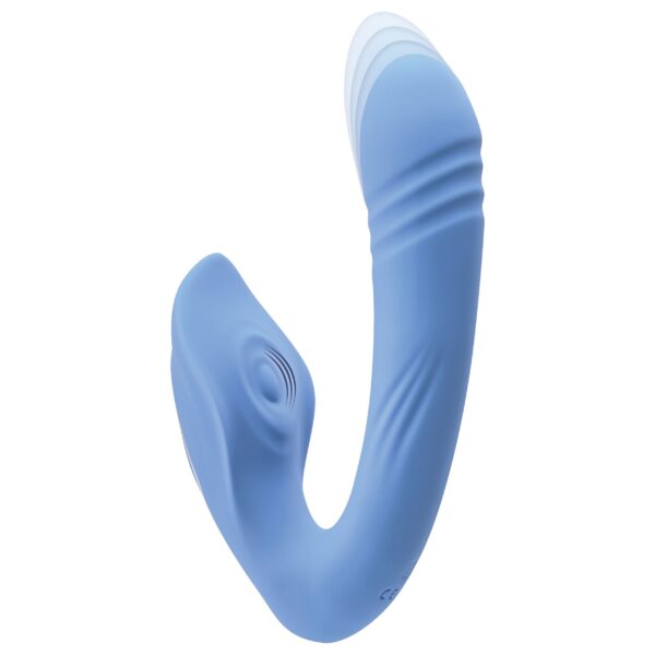 Evolved - Tap and Trust Vibrator - Lichtblauw - Afbeelding 2