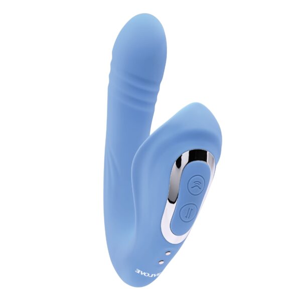 Evolved - Tap and Trust Vibrator - Lichtblauw - Afbeelding 3