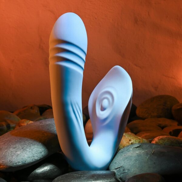 Evolved - Tap and Trust Vibrator - Lichtblauw - Afbeelding 5