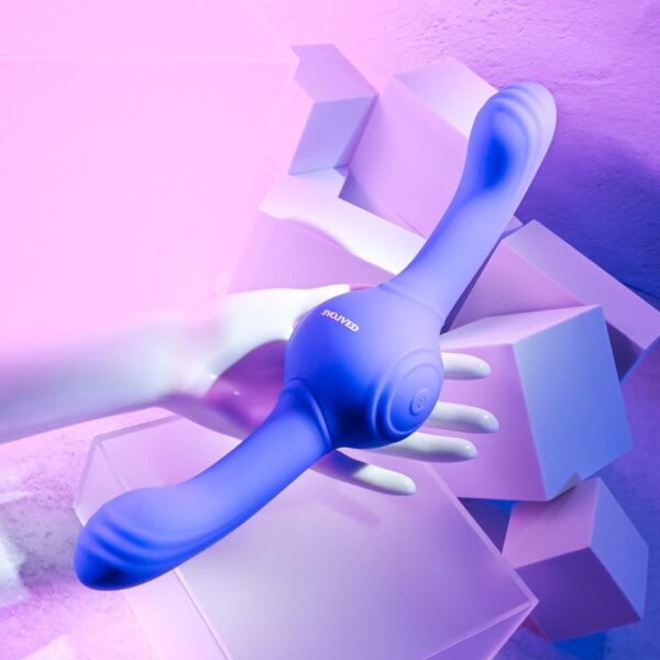 Evolved - Our Gyro Vibe Dual End Vibrator - Paars - Afbeelding 4