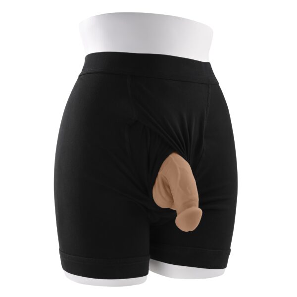 Evolved - Siliconen Packer Penis Medium - Afbeelding 4