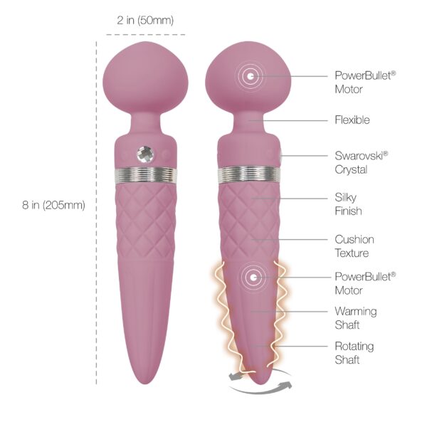 Pillow Talk - Sultry Dubbele Vibrator - Roze - Afbeelding 5