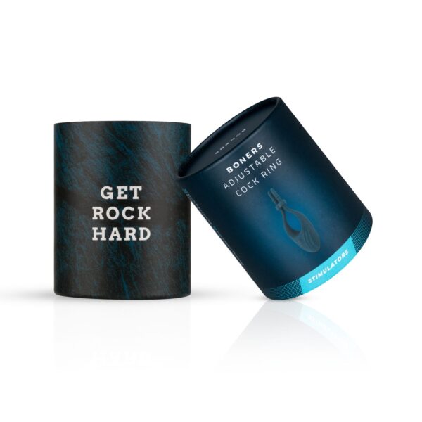 Boners Verstelbare Cockring - Blauw - Afbeelding 13