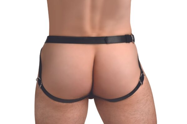 Realistische Vibrerende Siliconen Penis Sleeve - Zwart - Afbeelding 4