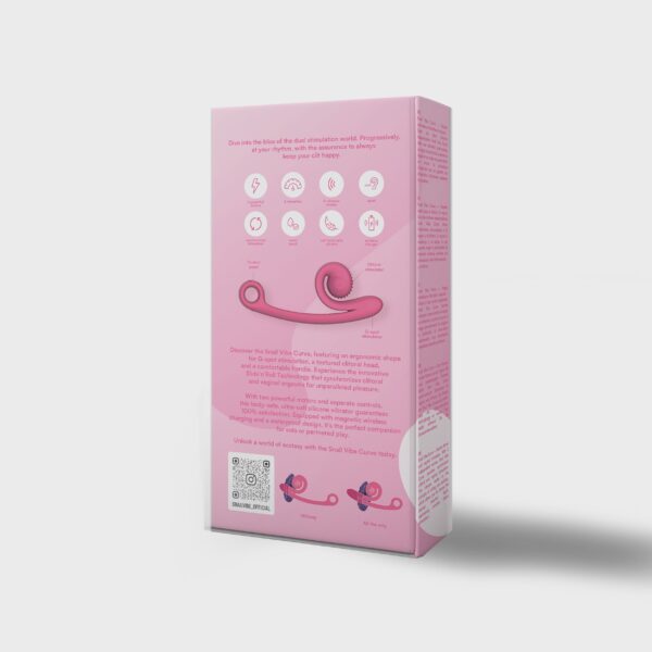 Snail Vibe Curve Duo Vibrator - Roze - Afbeelding 4