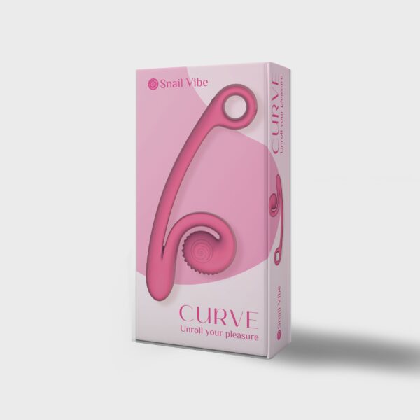 Snail Vibe Curve Duo Vibrator - Roze - Afbeelding 3