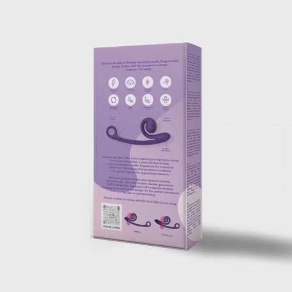 Snail Vibe Curve Duo Vibrator - Paars - Afbeelding 5