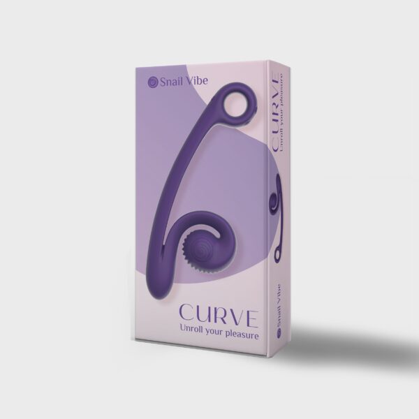 Snail Vibe Curve Duo Vibrator - Paars - Afbeelding 4