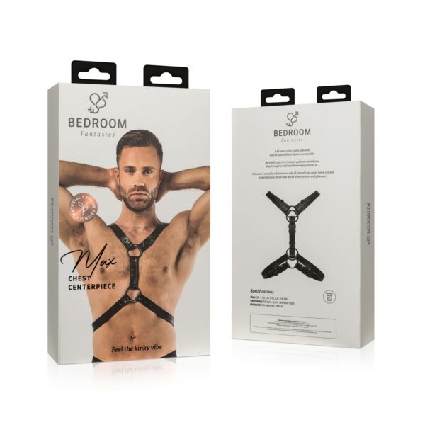 Max Bondage Harnas - Zwart - Afbeelding 2