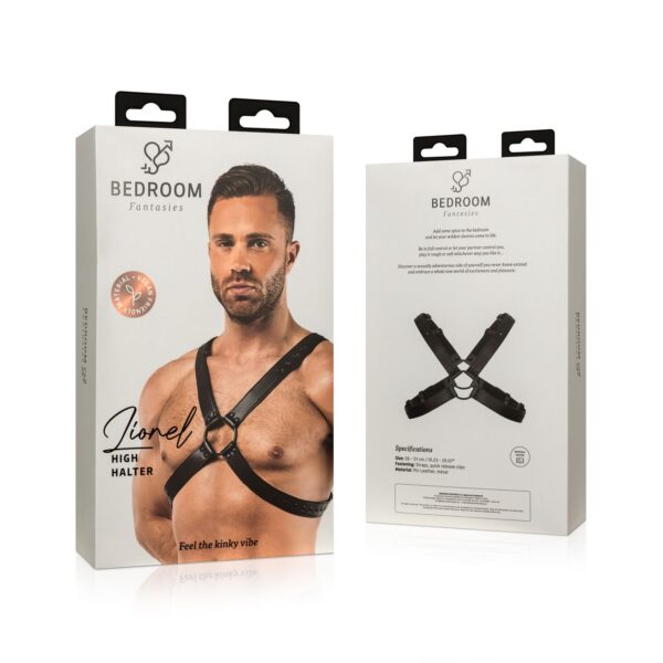 Lionel Bondage Harnas - Zwart - Afbeelding 2