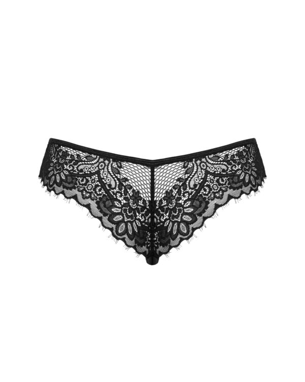 Maderris Kanten Zwarte Slip - Afbeelding 3