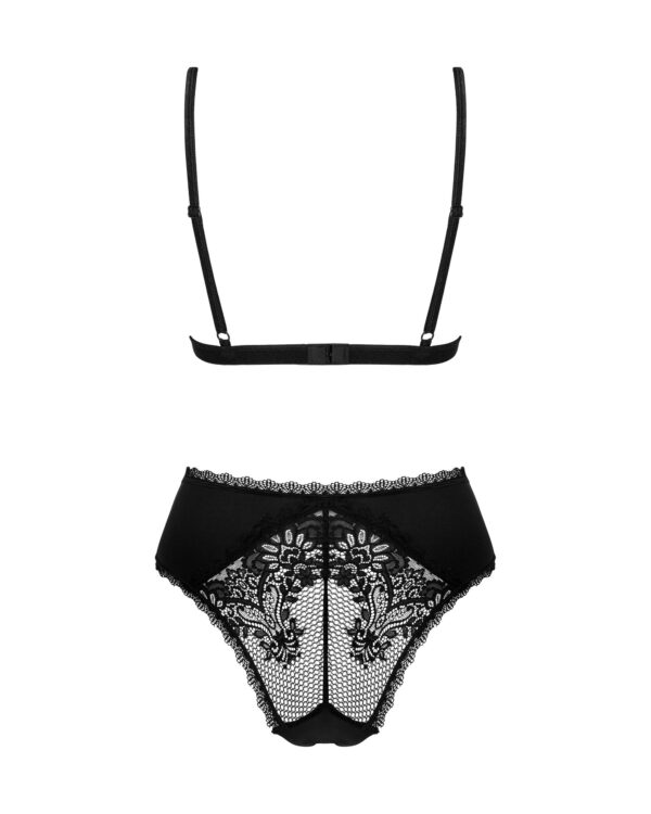 Maderris Romantische Zwarte Body - Afbeelding 3