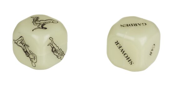 Love Dice Kamasutra Glow in the Dark Set - Engelse versie - Afbeelding 2