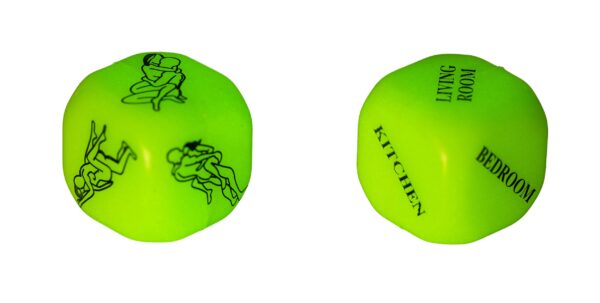 Love Dice Kamasutra Glow in the Dark Set - Engelse versie - Afbeelding 3