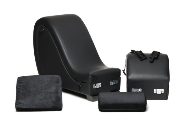 Kinky Seks Lounge met Kussens - Zwart - Afbeelding 7