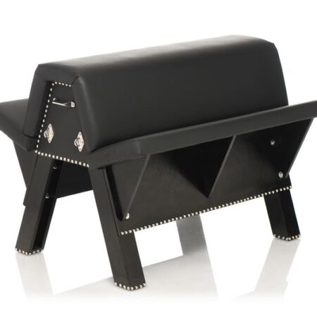 Bareback Submission Horse Bondage Bank - Zwart