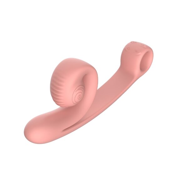 Snail Vibe Curve Duo Vibrator - Peachy Pink - Afbeelding 3