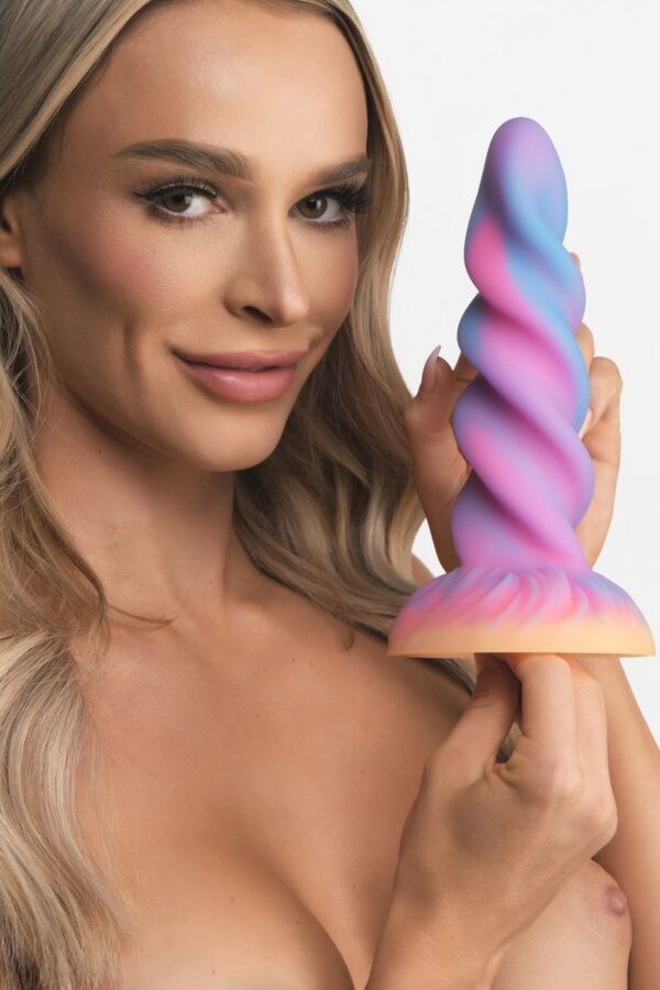 Glow-in-the-Dark Eenhoorn Dildo - Afbeelding 2