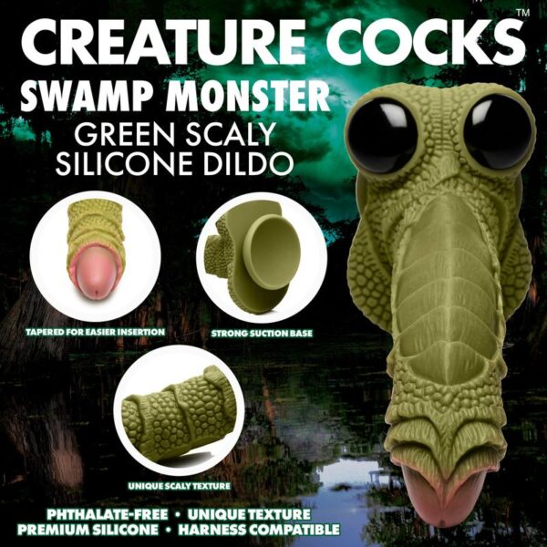 Geschubd Moeras Monster Dildo - Afbeelding 13