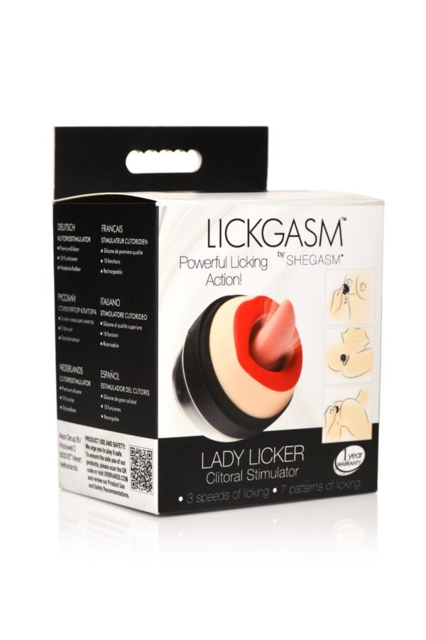 Lickgasm Lady Clitoris Stimulator Met Tong - Afbeelding 18