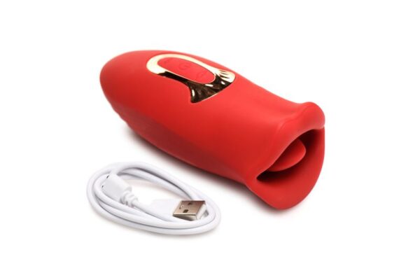 Lickgasm Kus Vibrerende Clitoris Stimulator - Rood - Afbeelding 6