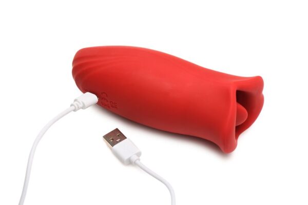 Lickgasm Kus Vibrerende Clitoris Stimulator - Rood - Afbeelding 7