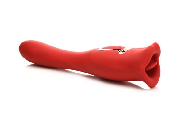 Lickgasm Dubbelzijdige Kus Vibrator - Rood - Afbeelding 3
