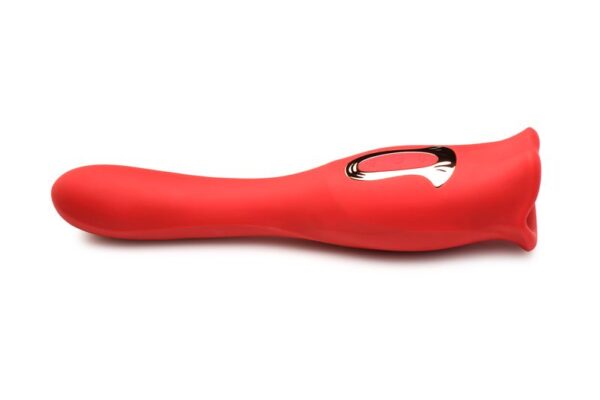 Lickgasm Dubbelzijdige Kus Vibrator - Rood - Afbeelding 7