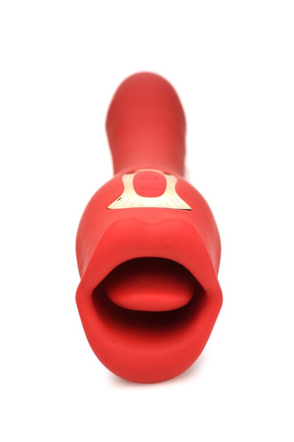 Lickgasm Dubbelzijdige Kus Vibrator - Rood - Afbeelding 8