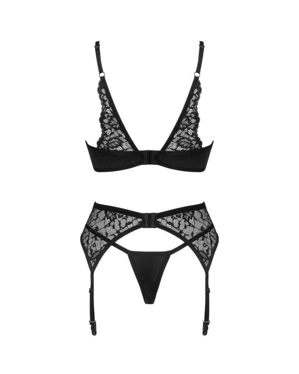 Bellastia 3-delige BH Set - Zwart - Afbeelding 4