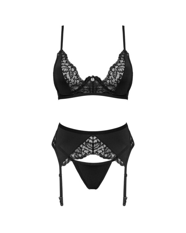 Bellastia 3-delige BH Set - Zwart - Afbeelding 3