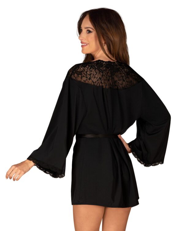 Obsessive - Bellastia Kimono - Zwart - Afbeelding 2