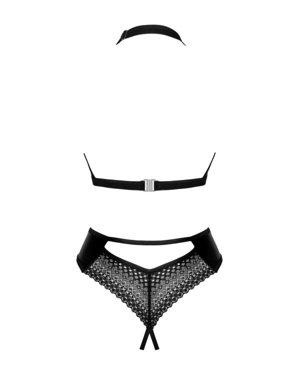 Obsessive - Norides Kruisloze Teddy - Zwart - Afbeelding 5