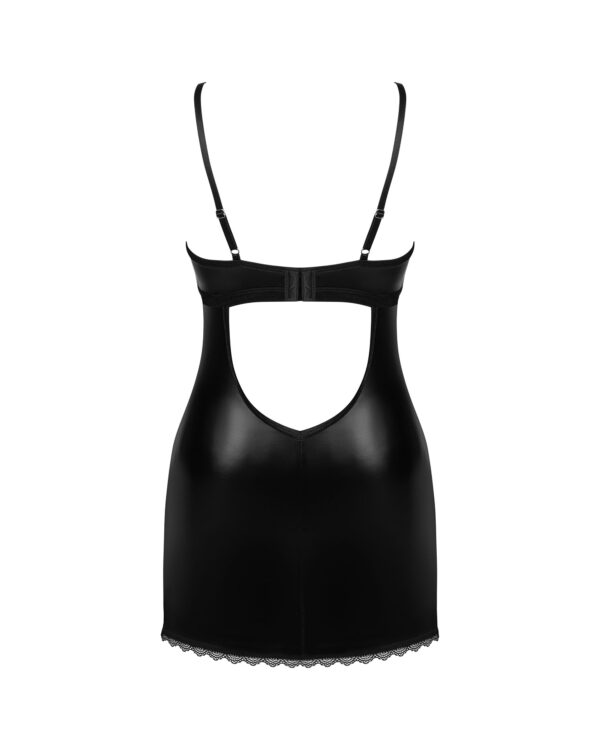 Obsessive - Norides Babydoll & String - Zwart - Afbeelding 4