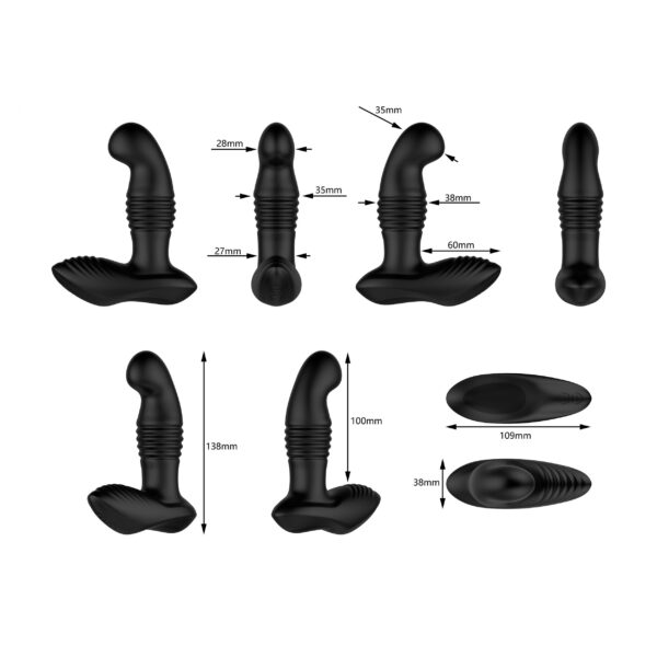 Nexus - Thrust Stotende Prostaat Massager Met Afstandsbediening - Zwart - Afbeelding 5
